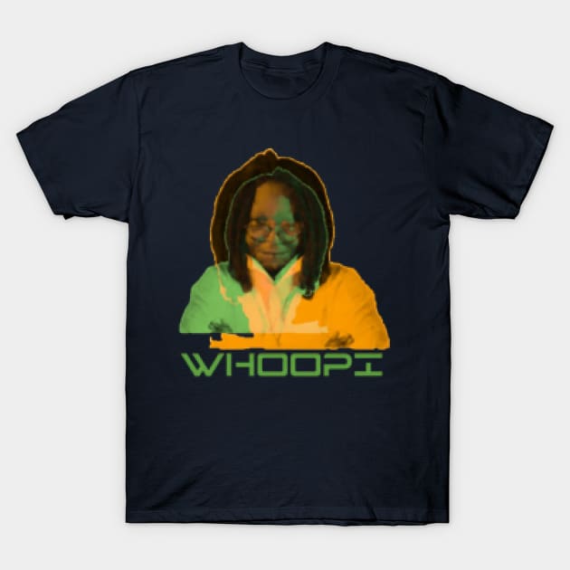 Whoopi Goldberg T-Shirt by KoumlisArt